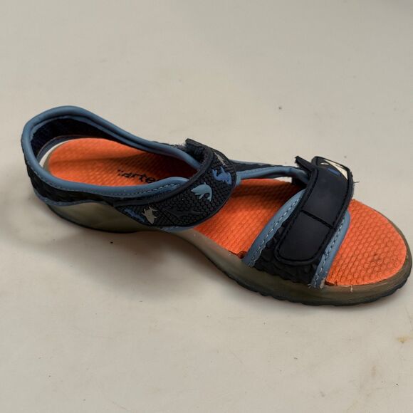 Carter’s Toddler Boys’ Shark Light-Up Sandals Size 12 Blue Summer Shoes - Picture 10 of 11